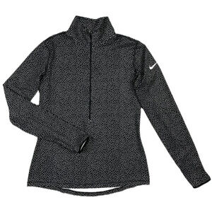 Women’s size small Nike polkadot quarter zip running althletic jacket like new